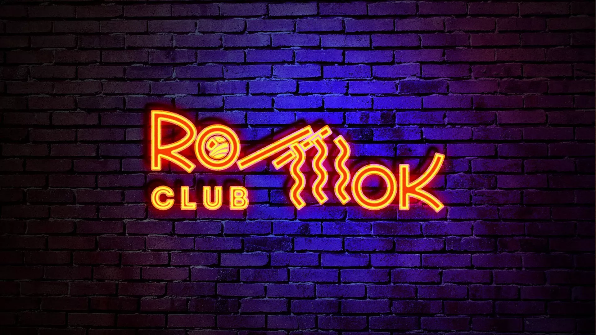 Разработка интерьерной вывески суши-бара «Roll Wok Club» в Козельске